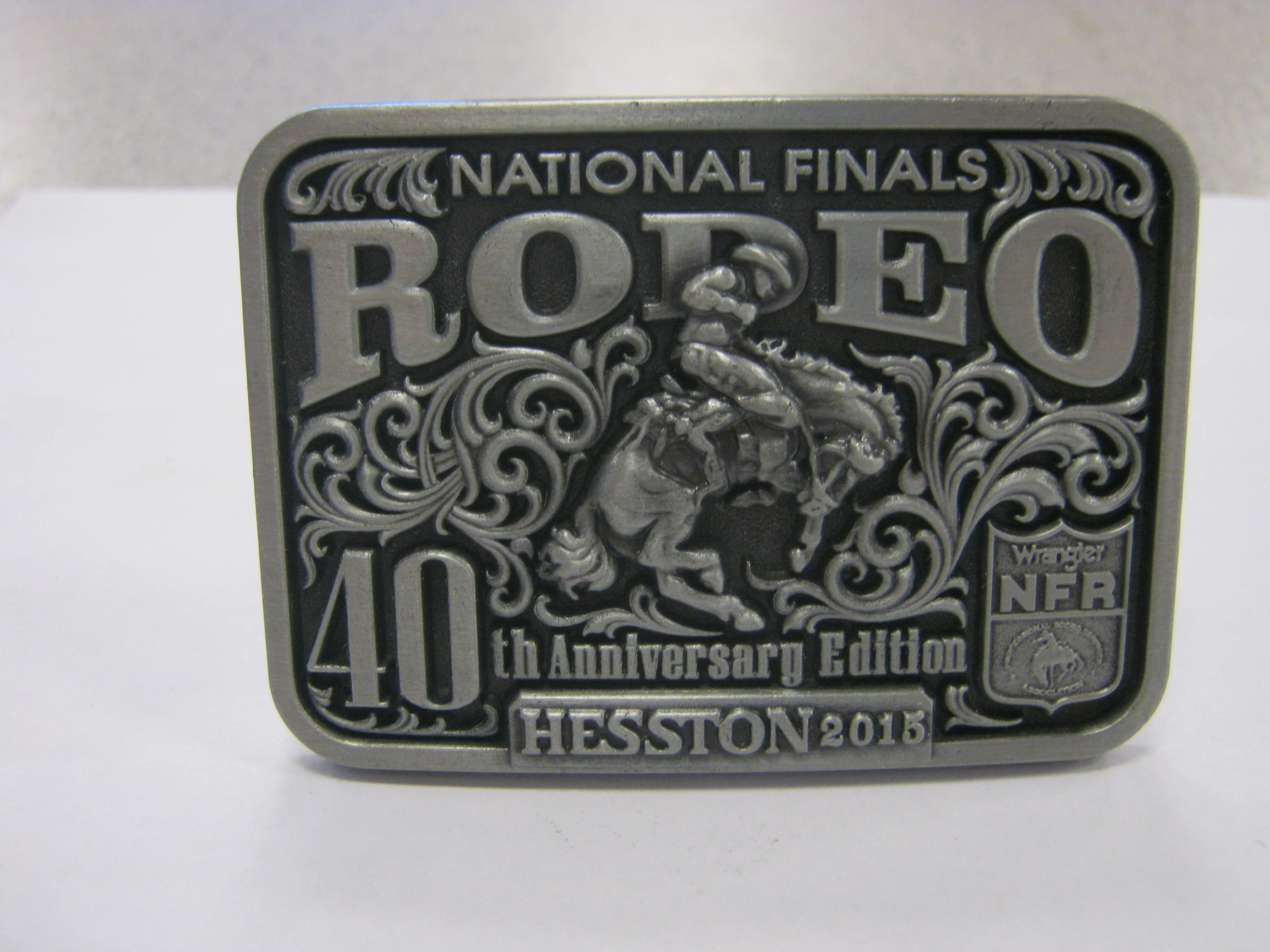 2007 Hesston National Finals Rodeo Youth Belt Buckle 