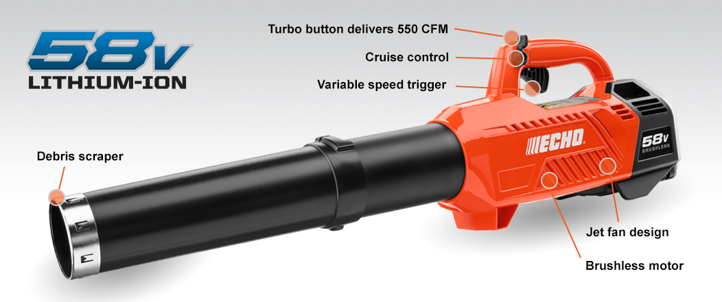 Echo CPLB-58V – battery powered blower