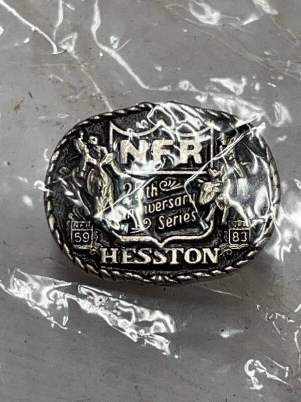 1983 Hesston NFR hat pin