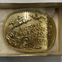 1990 Hesston NFR Adult Gold Buckle