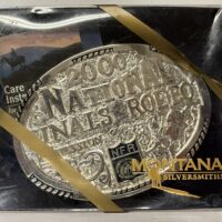 2000 Hesston NFR Silver Adult Buckle