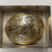 1995 Hesston NFR Gold/Silver Adult buckle